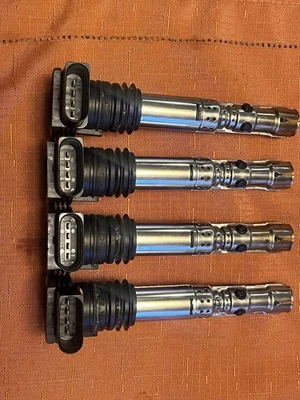 Audi 1.8t pacotes de bobina conjunto de 4 peças Audi genuínas - Imagem 1 de 4