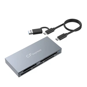 8 in 2 CFexpress Type B//XD/MS//TF Card Reader Adapter 10Gbps Multi5433 - Afbeelding 1 van 10
