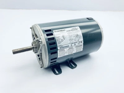 MARATHON 5K49RN4741X Thermally Protected AC motor 1hp 56-Fr 5/8"-Shaft 1725rpm - Image 1 of 4