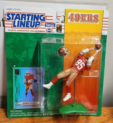 NFL George Kittle San Francisco 49ers  SLU Custom Painted Figure Re-Packaged - Image 1 of 4