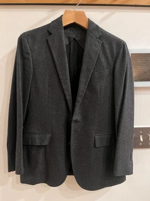 Traje POLO Ralph Lauren franela gris 3 piezas cintura 38S/32 Foto 1 de 4