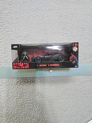 The Batman Batmobile & Batman 1:32 Scale Diecast Model Car By Jada - Image 1 of 4