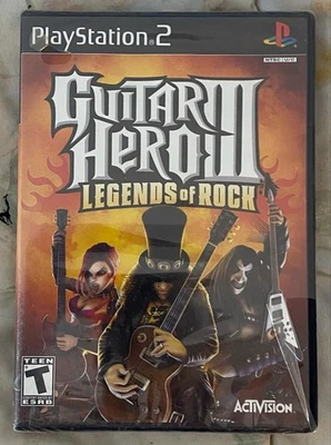 Guitar Hero 3 III: Legends of Rock for PS2 Playstation 2 SEALED Not for Resale - Image 1 of 4