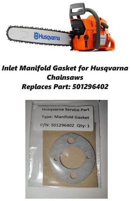 SBS Husqvarna 61 162 266 268 272 281 288 Motorsäge Ansaugstutzen Dichtung 501296402