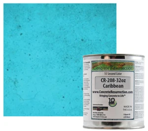 Fast Drying Concrete Stain-Professional-Easy to Use 100-150sq ft Caribbean - Picture 1 of 3