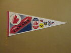 TEAM CANADA Vintage Vers 1991 6 Team Logo Hockey Pennant