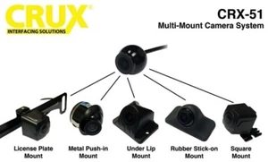 Crux CRX-51 Universal Multi-Mount Backup Camera System - Picture 1 of 1