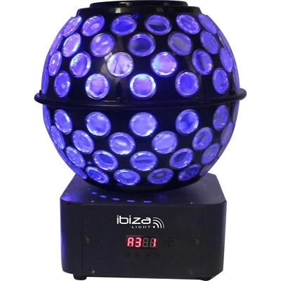 Ibiza Sound Starball  LED Mirrorball Effect Light Starburst Stratosphere - Image 1 of 4