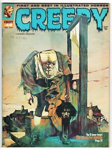 Revista Warren Rafael Auraleón Art 1972 Creepy #49 casi nueva 9,0 muy fina como nueva - Imagen 1 de 2