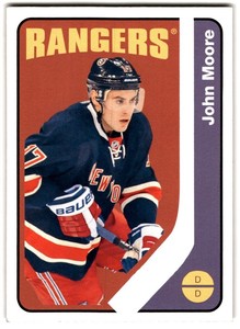 2014-15 O-Pee-Chee Retro John Moore #260 New York Rangers