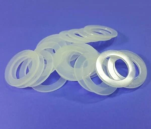 Pkg/24, 3/4 x 1/16 Polyethylen Wasserzählerdichtungen, für 5/8 x 3/4 oder 3/4 Meter - Bild 1 von 3
