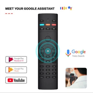 Para TV BOX 2.4GHz Ratón de Aire Inalámbrico 34 Teclas 6 Ejes Giroscopio Control Remoto por Voz G40S - Imagen 1 de 10