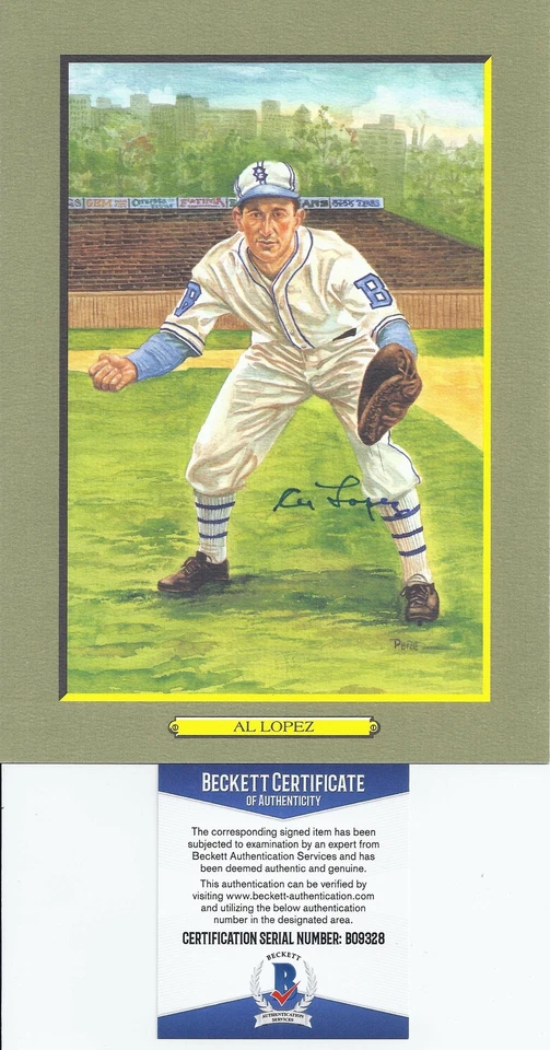 Al Lopez Signed Perez Steele G.M. - Beckett BAS - Image 1 of 1