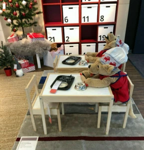IKEA LÄTT Kindertisch Set mit 2 Stühlen Kindermöbel Sitzgruppe Kids Tisch Set * - Bild 1 von 3