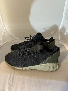Adidas Tubular Doom Sock Primeknit Triple Black BY3559 Sneakers - US Men's 12 - Picture 1 of 11