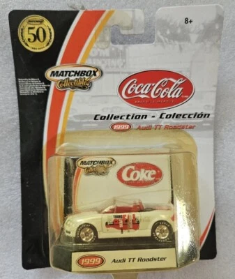 SEALED Matchbox Collectibles Coca Cola 1999 Audi TT Roadster 50th Anniversary - Image 1 of 4
