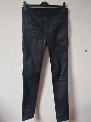 Diesel Wet Look Skinny Jeggings Jeans Size W29  L32 Pull On - Image 1 of 4