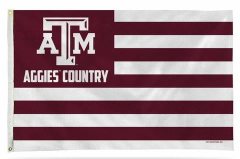 Texas A&M Aggies Flag Banner 3x5 Country Design Premium Outdoor House University Cover
