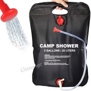 20L Portable Solar Duschsack Camping Wasser Tasche Sonne Kompakt Beheizt Draußen - Bild 1 von 14