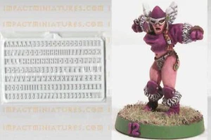 Letras y números de 3 mm Slaters - Imagen 1 de 1