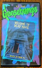 Goosebumps - Welcome To The Dead House VHS VCR Tape Movie  R.L. Stine 1st Book