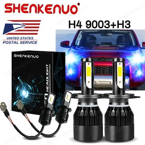For Toyota 4Runner 1999-2002 8000K LED Headlight + Fog Light Bulbs Combo Kit 4pc - Picture 1 of 12