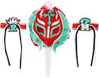 Réplique masque dédicacé rouge et vert Rey Mysterio WWE
