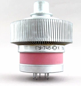 GU-74B ГУ-74Б soviético forzado por aire metal cerámica tubo 4CX800A ACOM ALPFA99 - Imagen 1 de 4