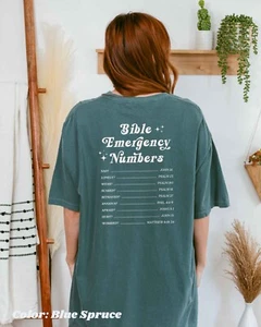 Christian T-Shirt For Women Men Bible Verse Religious Scripture Faith Shirt Gift - Picture 1 of 7