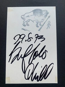 SILKIRTIS NICHOLS 'BUFFALO CHILD' (†2016) signed seltene Autogrammkarte 9x14 - Picture 1 of 2