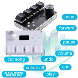 4 Keys Rapid Trigger Magnetic Linear Magnetic Switches Keyboard Scre✨ Knob C7E5 - Picture 1 of 20