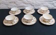 6 coffee cups has a ceramic tea of louis xv sarreguemines modele
