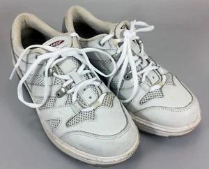 MBT Sport 7.5 White Leather Walking Shoes Sneakers 37 2/3 EU - Picture 1 of 8