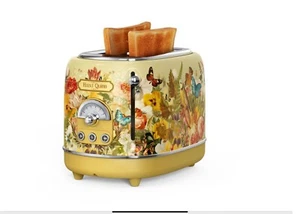 Hazel Quinn X Eduardo Recife Collaboration 2-Slice Retro Toaster Floral Printed - Bild 1 von 3