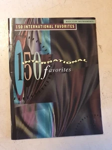 150 LIBRO DE MÚSICA FAVORITOS INTERNACIONALES PARA INSTRUMENTOS DE CLAVE DE BAJO RARO NUEVO - Imagen 1 de 4