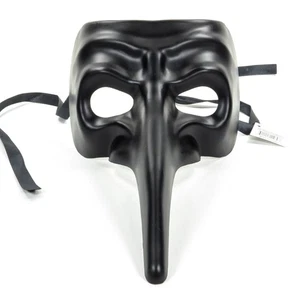Halloween Plague Doctor Masquerade Casanova Mask Hard Plastic Adult Size NEW - Picture 1 of 8