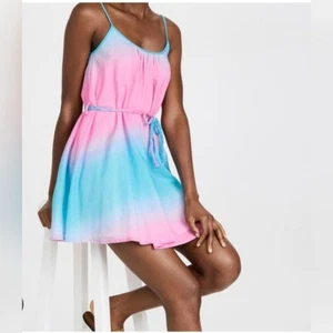 Olivia Rubin Babette Mini Dress Blue Pink Ombre Size US 2 - Picture 1 of 14