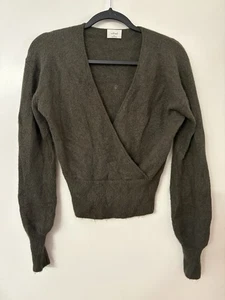 Maglione Wilfred SoftSpoke Dear verde avvolgente taglia XS usato - Foto 1 di 11