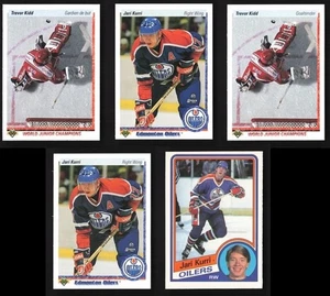 1982 O-PEE-CHEE JARI KURRI #249 + 1990-91 Upper Deck Trevor Kidd 5 Karten insgesamt - Bild 1 von 11