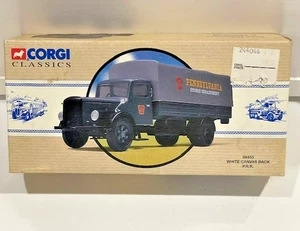 2062 ~ 1995 Mattel Corgi Classics 98455 White Canvas Back PRR Truck ~ NOS! - Picture 1 of 5