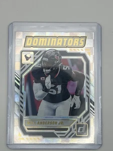 2025 Panini Donruss Will Anderson Jr Dominators #DOM-WAN Texans - Picture 1 of 2