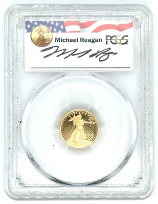 2013-W $5 1/10 OZ Gold Eagle Reagan Legacy Series PCGS PR70DCAM - Image 1 of 4