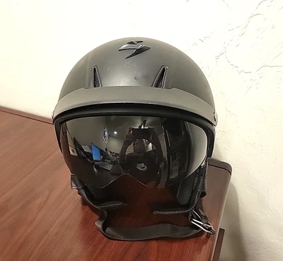 CASCO ABIERTO SCORPION EXO-C110 NEGRO MATE TALLA M PUNTO Foto 1 de 4