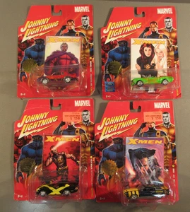 Johnny Lightning Marvel X-Men Lote de 4 Todos Diferentes - Imagen 1 de 1