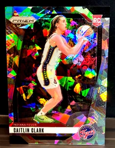 Caitlin Clark 2024 Panini Prizm WNBA Silver Cracked Ice Rookie RC #22 Fever SP - Imagen 1 de 4