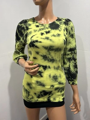 Top Hard Tail Forever Amarillo Neón Tie Dye Talla Mediana Foto 1 de 4