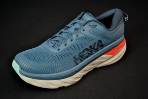 Hoka One Bondi 7 Men 10 Running Blue White 12925SS6 - Picture 1 of 7