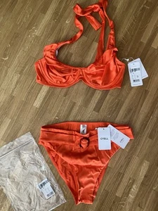 Cyell Bikini 38D bzw. 75D und Slip 38 warmes Orange - Bild 1 von 8