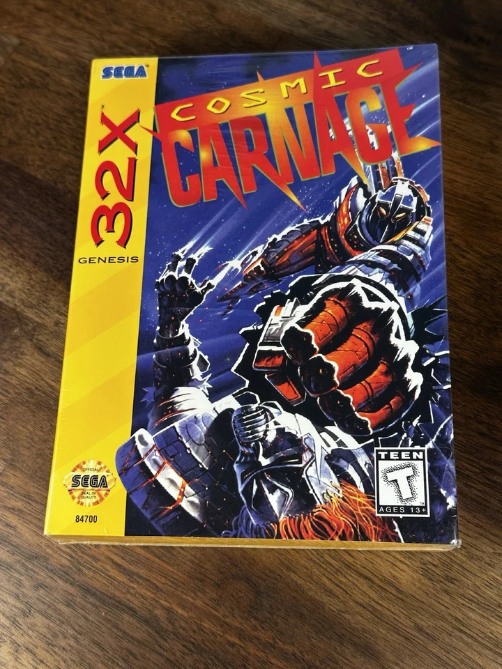 Cosmic Carnage (Sega Genesis 32X, 1994) Brand New Factory Sealed Nice! - Image 1 of 4