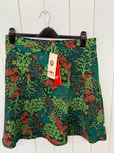 Blutsgeschwister Skirt Size XL Ladies Herbal Garden Stretch Organic Cotton BNWT - Picture 1 of 6